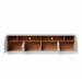Rack para TV Até 75 Polegadas Santorini 4 Portas Off White Matte/Freijó - Colibri