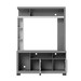 Estante para TV Até 50 Polegadas Elba 2 Portas Nogueira Real/Off White Matte - Colibri