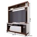 Estante para TV Até 65 Polegadas Belaya 2 Portas Nogueira Real/Off White Matte - Colibri