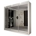 Guarda-Roupa Casal Del Plata 3 Portas 4 Gavetas Espelhado Branco - Panorama Móveis