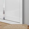 Guarda-Roupa Casal Del Plata 3 Portas 4 Gavetas Espelhado Branco - Panorama Móveis
