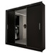 Guarda-Roupa Casal Del Plata 3 Portas 4 Gavetas com Espelho Preto - Panorama Móveis