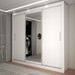 Guarda-Roupa Casal Del Plata 3 Portas 4 Gavetas com Espelho Branco- Panorama Móveis
