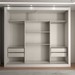 Guarda-Roupa Casal Del Plata 3 Portas 4 Gavetas com Espelho Branco- Panorama Móveis