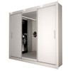 Guarda-Roupa Casal Del Plata 3 Portas 4 Gavetas com Espelho Branco- Panorama Móveis