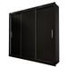 Guarda-Roupa Casal Del Plata 3 Portas 4 Gavetas Preto - Panorama Móveis