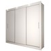Guarda-Roupa Casal Del Plata 3 Portas 4 Gavetas Branco - Panorama Móveis