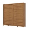 Guarda-Roupa Casal Cayman 2 Portas 6 Gavetas 100% Mdf Ripado Nature - Henn