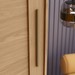 Guarda-Roupa Casal Cayman 2 Portas 6 Gavetas 100% Mdf Ripado Nature - Henn