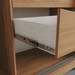 Guarda-Roupa Casal Vasti 2 Portas 4 Gavetas Ripado com Espelho Nature/Off White - Henn