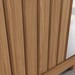 Guarda-Roupa Casal Vasti 2 Portas 4 Gavetas Ripado com Espelho Nature/Off White - Henn