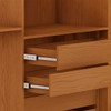 Guarda-Roupa Casal Madri 6 Portas 4 Gavetas 100% Mdf Cinamomo/Branco - Genialflex
