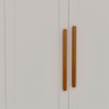 Guarda-Roupa Casal Madri 6 Portas 4 Gavetas 100% Mdf Cinamomo/Branco - Genialflex