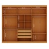 Guarda-Roupa Casal Madri 6 Portas 4 Gavetas 100% Mdf Cinamomo/Branco - Genialflex