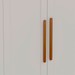 Guarda-Roupa Casal Madri 6 Portas 4 Gavetas 100% Mdf Cinamomo/Branco - Genialflex