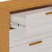 Cômoda Madri 4 Gavetas Cinamomo/Branco - Genialflex