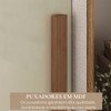 Guarda-Roupa Casal Senna 3 Portas 6 Gavetas Cinamomo/Off White - Maxel