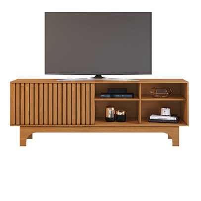 Rack para TV Até 70 Polegadas Sereno Candian 1 Porta Cinamomo - Jcm Móveis