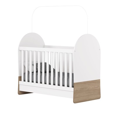 Berço Magia 3 em 1 Branco/Jequitibá Hp - Henn