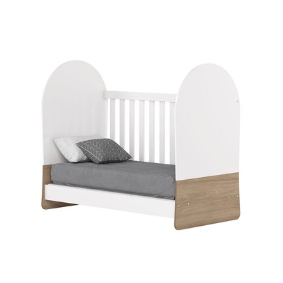 Berço Magia 3 em 1 Branco/Jequitibá Hp - Henn