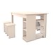 Mesa de Jantar 4 Lugares Harmonia Branco  - Panorama Móveis