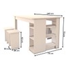 Mesa de Jantar 4 Lugares Harmonia Branco  - Panorama Móveis