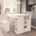 Mesa de Jantar 4 Lugares Harmonia Branco  - Panorama Móveis