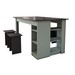 Mesa de Jantar 4 Lugares Harmonia Grafite/Grey - Panorama Móveis