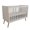 Berço Mini Cama Delicadeza Branco Acetinado - Panorama Móveis