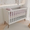 Berço Mini Cama Delicadeza Branco Acetinado - Panorama Móveis