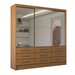 Guarda-Roupa Casal Taylor Premium 3 Portas 9 Gavetas com Espelho Cinamomo - Panorama Móveis