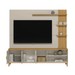 Estante para TV Até 70 Polegadas Napoli 3 Portas Tauari/Off White - Linea Brasil