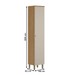 Paneleiro Selene 1 Porta 100% Mdf Jequitibá/Off White Fosco - Linea Brasil