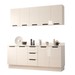 Cozinha Completa Meena 9 Portas 3 Gavetas 40250071 Branco - Politorno