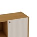Balcão Buffet Adega 1 Porta Cinamomo/Off White - Genialflex