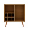 Balcão Buffet Adega 1 Porta Cinamomo/Off White - Genialflex