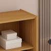 Estante para Livros Vértice 2 Portas 100% Mdf Cinamomo/Off White - Genialflex