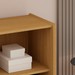 Estante para Livros Vértice 2 Portas 100% Mdf Cinamomo/Off White - Genialflex