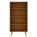 Cristaleira Vértice 2 Portas com Vidro 100% Mdf Cinamomo/Off White - Genialflex