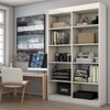 Armário para Escritório Albuquerque 4 Portas 8 Prateleiras Branco - Panorama Móveis