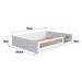 Cama Montessoriana Casal Affetto Branco - Completa Móveis