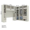 Guarda-Roupa Casal Modulado Seletto 9 Portas 9 Gavetas 11 Prateleiras Areia - Henn