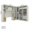 Guarda-Roupa Casal Modulado Seletto 9 Portas 9 Gavetas Me14 Areia/Jequitibá - Henn