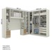 Guarda-Roupa Casal Modulado Seletto 9 Portas 9 Gavetas Me14 Areia/Jequitibá - Henn