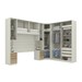 Guarda-Roupa Casal Modulado Seletto 9 Portas 9 Gavetas com Espelho Areia Hp/Jequitibá - Henn