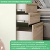 Guarda-Roupa Casal Modulado Seletto 9 Portas 9 Gavetas com Espelho Areia Hp/Jequitibá - Henn