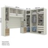 Guarda-Roupa Casal Modulado Seletto 9 Portas 9 Gavetas com Espelho Areia Hp/Jequitibá - Henn
