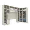 Guarda-Roupa Casal Modulado Seletto 10 Portas 3 Gavetas Areia Hp - Henn