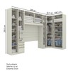 Guarda-Roupa Casal Modulado Seletto 10 Portas 3 Gavetas Areia Hp - Henn