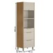Torre Quente Atena 2 Portas 2 Gavetas 100% Mdf Jequitibá/Off White Fosco - Linea Brasil